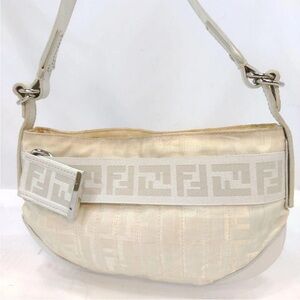 Fendi Cream Shoulder Bag